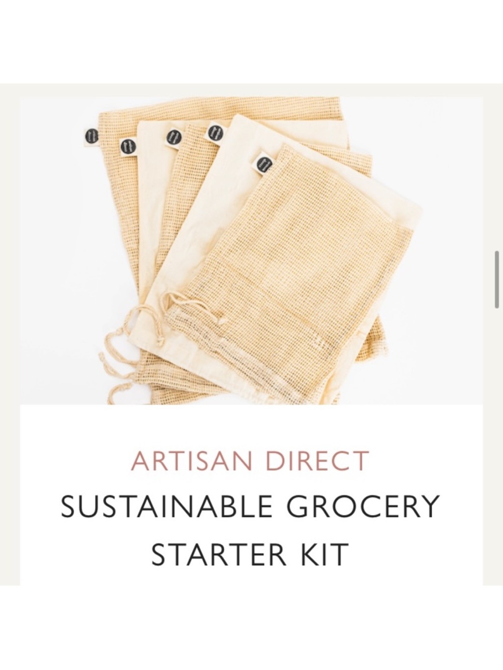 NWT Causebox Artisan Direct Sustainable‎ Produce Kit